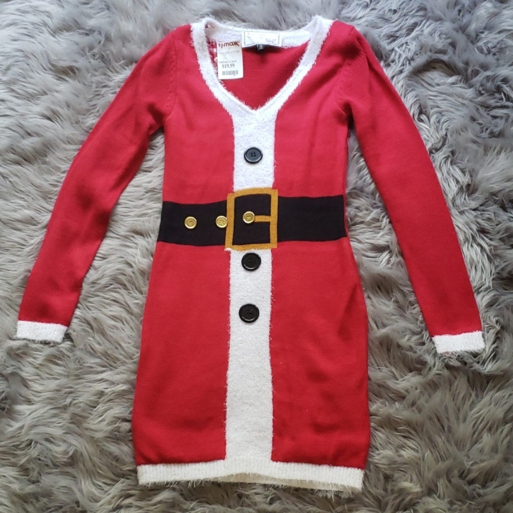 Chrisrmas sweater dress nwt